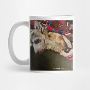 Sleeping Corgie Mug